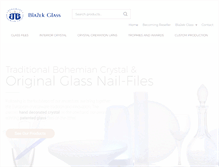 Tablet Screenshot of blazek-glass.com